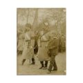 Regele Ferdinand I, principele Carol și principele Nicolae, fotografie de epocă