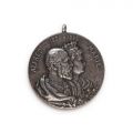 Aniversarea nunții de argint a ducelui Alfred de Saxa-Coburg în 1899, medalie din argint