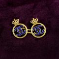 Set de butoni din aur 18K cu cifrul regelui Carol al II-lea