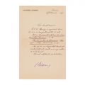Ion Bianu, scrisoare olografă, 1909