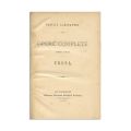 V. Alecsandri, Opere Complete, 1875 -1890, 8 volume
