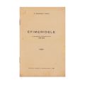 M. Theodorian-Carada, Efimeridele, două volume, 1930-1937