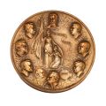 Medalia „Carol I”, bronz patinat, gravor Carniol Fiul, 1905