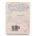 Fabrica „Moldova” - Moritz Froimovici, factură, 14 ianuarie 1922
