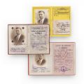 Rudolf Schuster, permis de conducere + carte de meșter + carte de membru, 1937 - 1943 