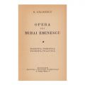 G. Călinescu, Opera lui M. Eminescu, 1935-1936, 5 volume