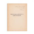 Dimitrie Macrea, Grigore Popa, Petre Hossu, Nicolae N. Condeescu, cinci volume, 1941-1944, cu dedicație pentru D. D. Roșca 