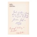 Marin Sorescu, Keramia, 1975, cu dedicație pentru Valeriu Vaida