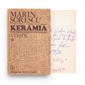 Marin Sorescu, Keramia, 1975, cu dedicație pentru Valeriu Vaida
