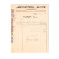 Fabrica de vată și pansamente B. Stirbey, Laboratorul „Jackie”, Casa Acumulatorului, Întreprinderile Globus, 11 facturi de epocă