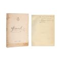 Al. Tzigara-Samurcaș, Din viața regelui Carol I, 1939, cu dedicație