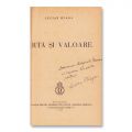 Lucian Blaga, Artă și valoare, 1939, cu dedicație pentru Margareta Sterian