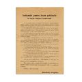 Marea Adunare Națională de la Alba Iulia, programul și îndrumări pentru ținuta publicului, 1918