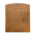 Grigore Tolea, premiul A.C.R.R., 1922, plachetă din bronz