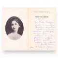 Agatha Grigorescu-Bacovia, Poezie sau destin, 1971, cu o amplă dedicație olografă