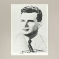 Nicolae Ceaușescu, fotografie de epocă cu semnătură olografă