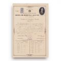 Certificat de absolvire a Liceului B. P. Hasdeu din Chișinău, 1920
