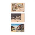 Orașul Sibiu, colecție de 124 de fotografii tip carte poștală