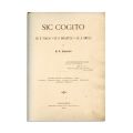 B. P. Hasdeu, Sic Cogito, 1892, prima ediție, exemplar numerotat