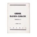 Ghidul balneo-climatic, ediția I, 1 iunie 1936