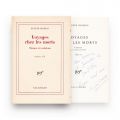 Eugène Ionesco, Voyages chez les morts, 1981, cu dedicație olografă