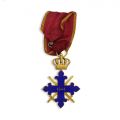 Ordinul „Mihai Viteazul”, clasa a III-a, model 1944, cu spade + cutia de epocă