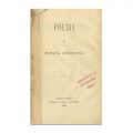 Mihai Eminescu, Poesii, 1884, Ediție princeps, cu ex-librisul lui V. G. Morțun