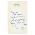 Alexandru Paleologu, Spiritul și litera, 1970, cu dedicație