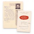Programul concertului lui George Enescu alături de Orchestra Filarmonică din Londra, cu semnătură olografă, 24 mai 1948