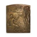 Expoziția Generală Română din 1906, plachetă din bronz, gravori R. Cizek și Resch