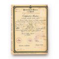 Colecție de 9 certificate și diplome de absolvire, 1929-1961