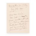 George Enescu, scrisoare pentru Marianne Kneisel, 9 iulie 1939