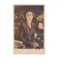 Principesa Ileana, fotografie tip carte poștală, cu semnătură, 1927 
