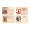 Tenorul Gh. S. Vassiliu, 4 cărți poștale fotografice și litografiate din perioada 1901-1902 - foarte rare