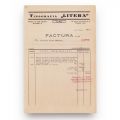 M. Carniol Fiu, „Unirea”, „Bucovina”, „Litera”, „Universala”, colecție de cinci facturi, 1929-1943