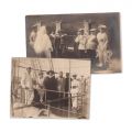 Vizita Țarului Nicolae al II-lea la Constanța, două fotografii tip carte poștală, 1914 