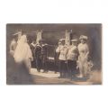 Vizita Țarului Nicolae al II-lea la Constanța, două fotografii tip carte poștală, 1914 