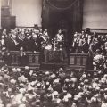 Discursurile susținute de Carol al II-lea în Parlamentul României, două fotografii de epocă, 1930
