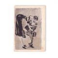 Greutățile căsniciei, șase cărți poștale ilustrate - piese de colecție foarte rare