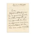 George Enescu, scrisoare expediată regelui Carol al II-lea, octombrie 1951