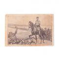 Gen. H. M. Berthelot - Trecerea Dunării a glorioșilor noștri aliați, carte poștală ilustrată