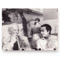 Geo Dumitrescu și Eugen Jebeleanu, 4 fotografii de epocă, 1980