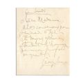 George Enescu, fotografie din tinerețe și scrisoare olografă