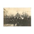 Regele Carol I alături de principele Ferdinand, fotografie din timpul unor manifestații militare, 28 noiembrie 1900