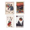 Asociațiile studențești „Arminia” și „Saxo-Mercuria”, patru cărți poștale ilustrate - piese de colecție foarte rare