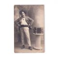 Actorul Constantin Tănase interpretând diverse roluri, patru fotografii tip carte poștală - foarte rare