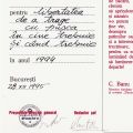 Premiile „Flacăra”, diplomă acordată lui Geo Dumitrescu, 28.XII.1995