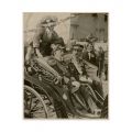 Regele Ferdinand alături de regele Alexandru al Iugoslaviei, fotografie de presă, 1923