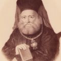 Episcopul Ilarion Gheorghiadis al Argeșului și Muscelului, fotografie de mari dimensiuni, atelier Nestor Heck