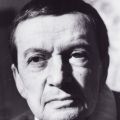 Portretul lui Geo Dumitrescu, fotografie realizată de Vasile Blendea, 1997
